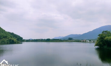 Yên Bình - Lô góc 2 mặt tiền bám (view) hồ điều hòa xã Yên Bình