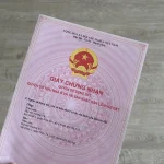 Mẫu sổ đỏ cấp cho người dân năm 2021. Ảnh: Dương Tâm